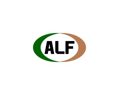 ALF logo tasarım vektör şablonu. ALF