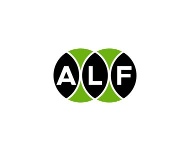 ALF logo tasarım vektör şablonu. ALF