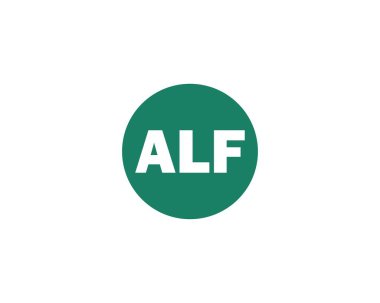 ALF logo tasarım vektör şablonu. ALF