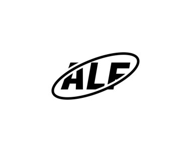 ALF logo tasarım vektör şablonu. ALF
