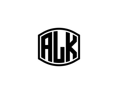 ALK Logo tasarım vektör şablonu. KALK