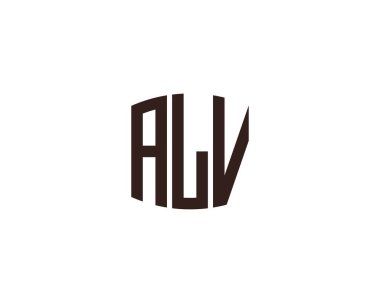ALV logo tasarım vektör şablonu. ALV