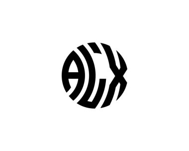 ALX logo tasarım vektör şablonu. ALX