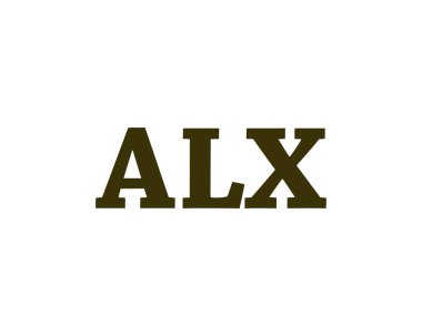 ALX logo tasarım vektör şablonu. ALX