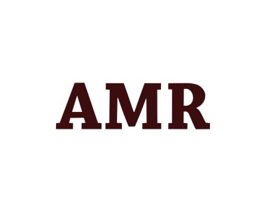 AMR logo tasarım vektör şablonu. AMR