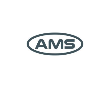AMS logo tasarım vektör şablonu. AMS