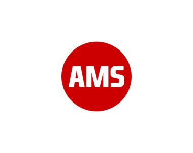 AMS logo tasarım vektör şablonu. AMS