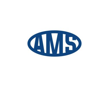 AMS logo tasarım vektör şablonu. AMS