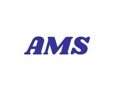 AMS logo tasarım vektör şablonu. AMS