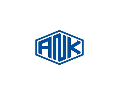 ANK logo tasarım vektör şablonu. ANK