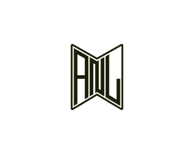 ANL logo tasarım vektör şablonu. ANL