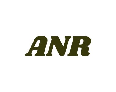 ANR logo tasarım vektör şablonu. ANR