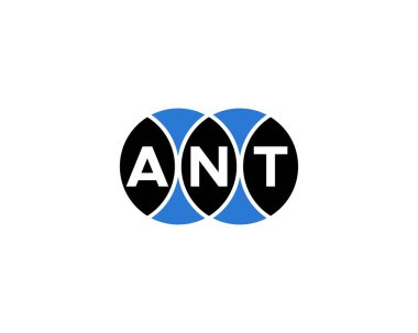 ANT logo tasarım vektör şablonu. Karınca