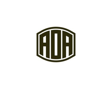 AOA logo tasarım vektör şablonu. AOA