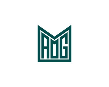 AOG logo tasarım vektör şablonu. AOG