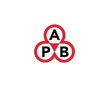 APB logo tasarım vektör şablonu. APB
