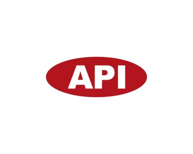 API logo tasarım vektör şablonu. API