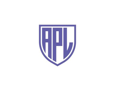 APL logo tasarım vektör şablonu. APL