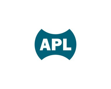 APL logo tasarım vektör şablonu. APL