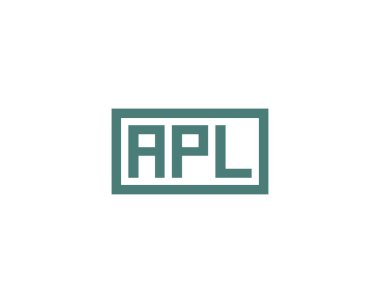 APL logo tasarım vektör şablonu. APL