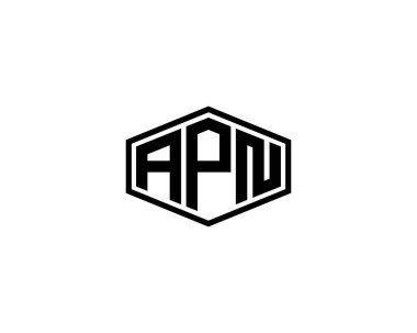 APN logo tasarım vektör şablonu. APN