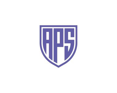 APS logo tasarım vektör şablonu. APS