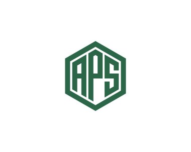 APS logo tasarım vektör şablonu. APS