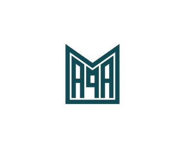 AQA logo tasarım vektör şablonu. AQA