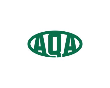 AQA logo tasarım vektör şablonu. AQA