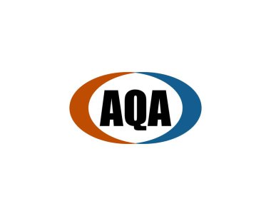 AQA logo tasarım vektör şablonu. AQA