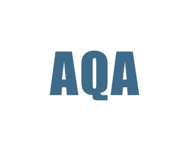AQA logo tasarım vektör şablonu. AQA