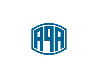 AQA logo tasarım vektör şablonu. AQA