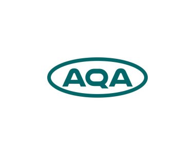 AQA logo tasarım vektör şablonu. AQA