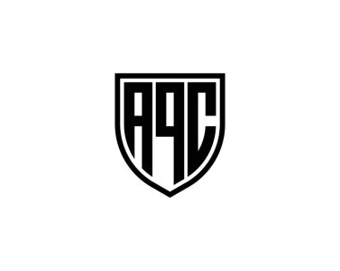 AQC logo tasarım vektör şablonu. AQC