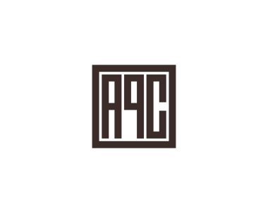 AQC logo tasarım vektör şablonu. AQC