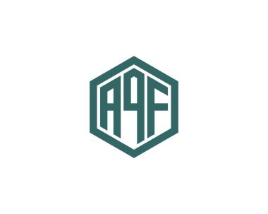 AQF logo tasarım vektör şablonu. AQF