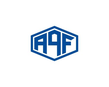 AQF logo tasarım vektör şablonu. AQF