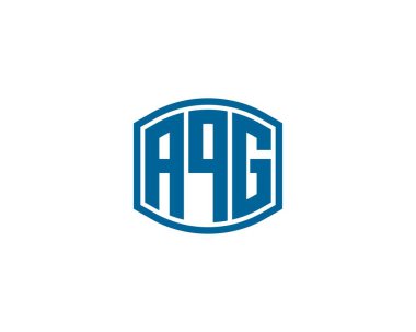 AQG logo tasarım vektör şablonu. AQG