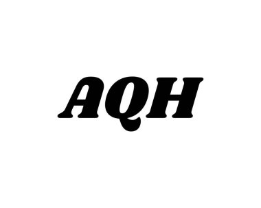 AQH logo tasarım vektör şablonu. AQH