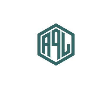 AQL logo tasarım vektör şablonu. AQL
