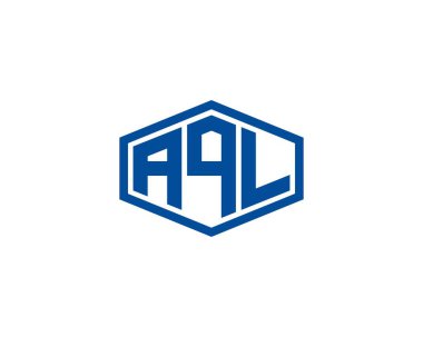 AQL logo tasarım vektör şablonu. AQL