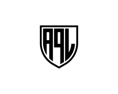 AQL logo tasarım vektör şablonu. AQL
