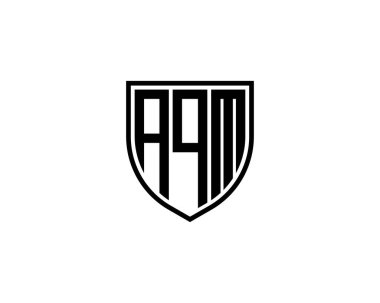 AQM logo tasarım vektör şablonu. AQM