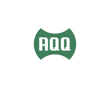 AQQ logo tasarım vektör şablonu. AQQ