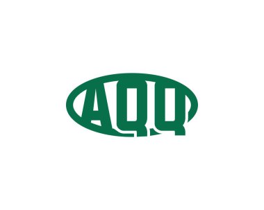 AQQ logo tasarım vektör şablonu. AQQ