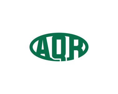 AQR logo tasarım vektör şablonu. AQR