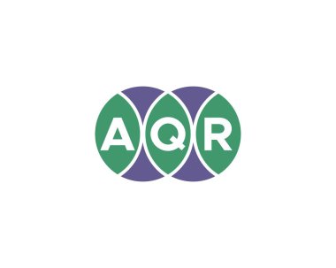 AQR logo tasarım vektör şablonu. AQR