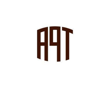 AQT logo tasarım vektör şablonu. AQT