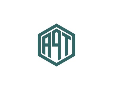 AQT logo tasarım vektör şablonu. AQT