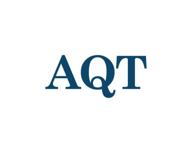 AQT logo tasarım vektör şablonu. AQT
